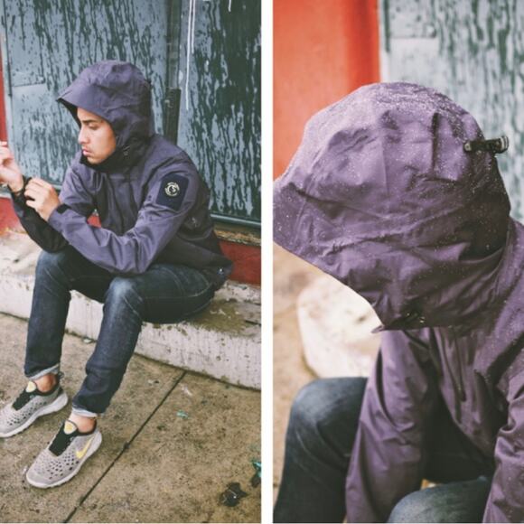 Coldsmoke Hooded lightweight Rain Jacket Purple Size XS Unisex BNWT - Picture 11 of 16